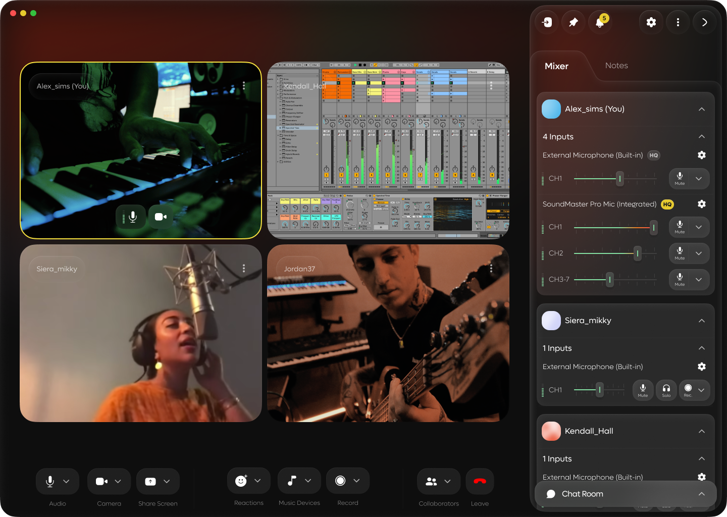 Muse app of people collaborating.